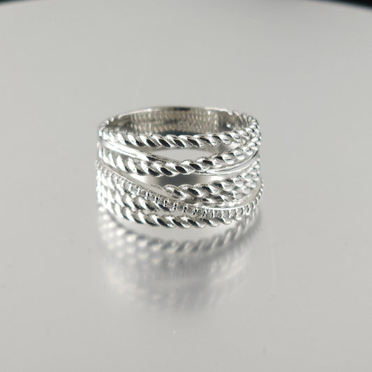 925 Sterling Silver Fashion Ring R7